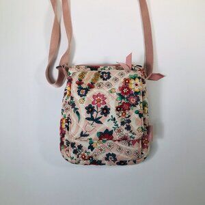 Vera Bradley FLORAL All n One Purse COIN Wallet WRISTLET/Cross Body Purse